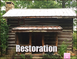Historic Log Cabin Restoration  Bonnyman, Kentucky